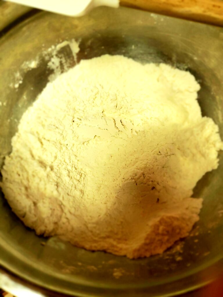 Mix dry ingredients