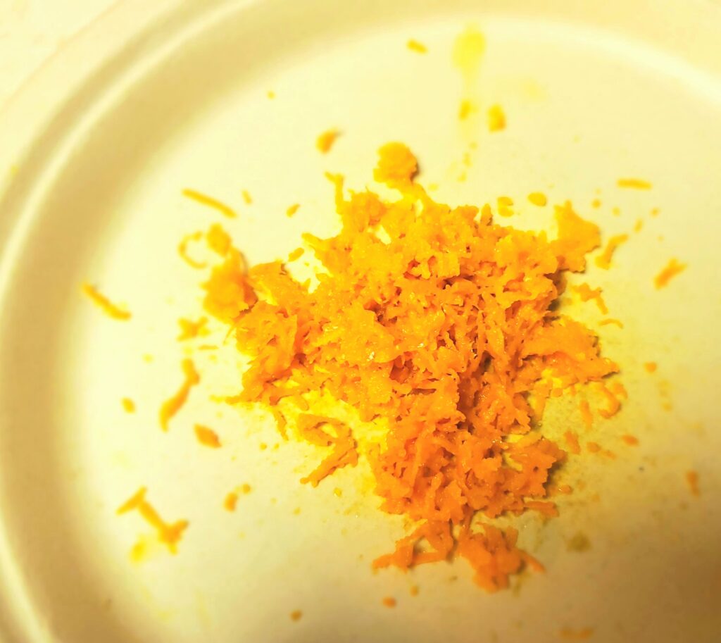 Orange zest!